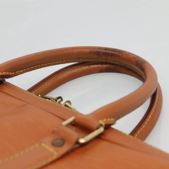 LOUIS VUITTON Epi Porte Documents Voyage Bag Zipangu Gold M54478 LV Auth 132581B - Picture 9 of 16